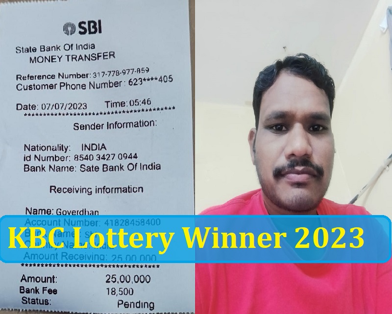 Latest KBC lottery winner 2023